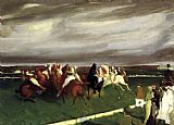 George Bellows Canvas Paintings - Polo at Lakewood